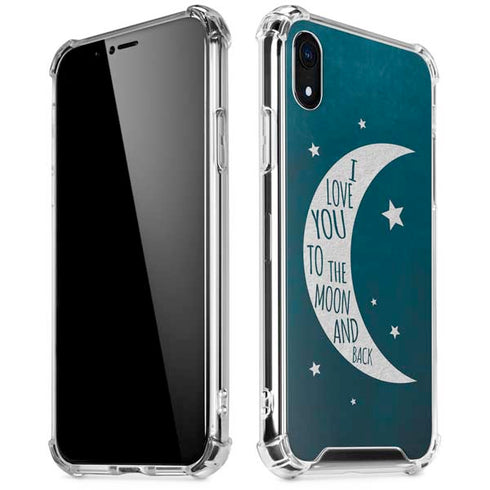 To The Moon And Back iPhone XR Clear Case