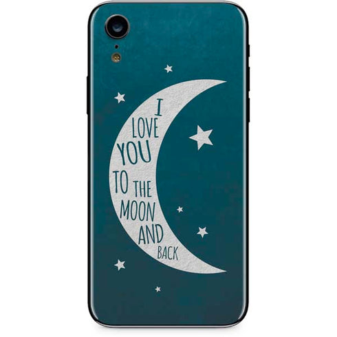 To The Moon And Back iPhone XR Skin