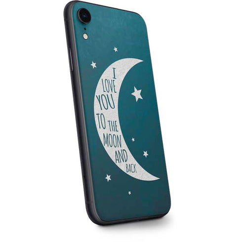 To The Moon And Back iPhone XR Skin