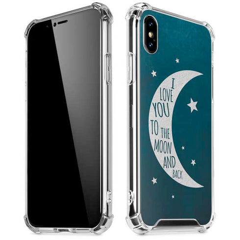 To The Moon And Back iPhone XS Max Clear Case