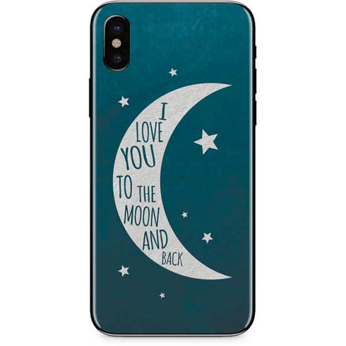 To The Moon And Back iPhone XS Max Skin