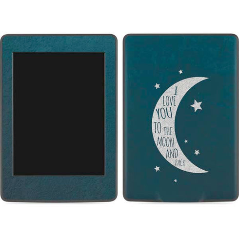 To The Moon And Back Amazon Kindle Skin