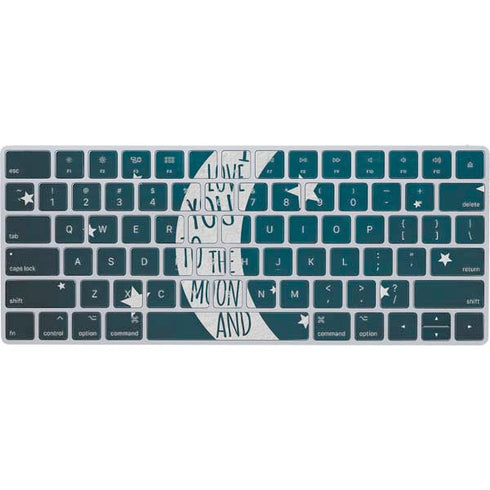 To The Moon And Back Magic Keyboard Skin