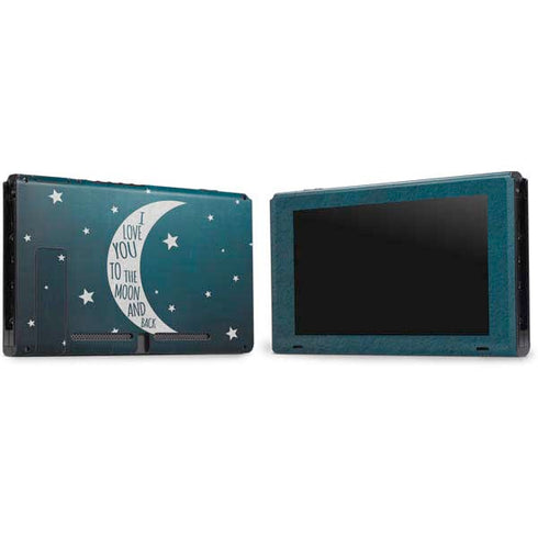 To The Moon And Back Nintendo Switch Bundle Skin
