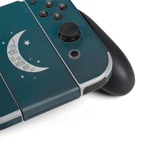 To The Moon And Back Nintendo Switch OLED (2021) Skin