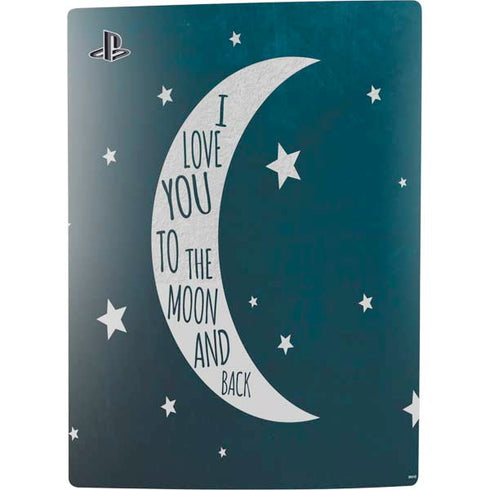 To The Moon And Back PS5 Digital Edition Console Skin