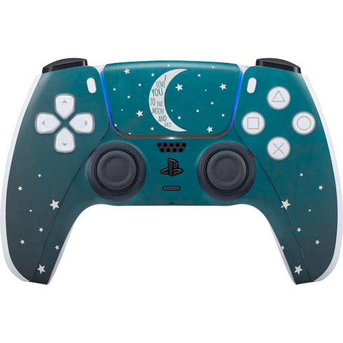 To The Moon And Back PS5 Controller Skin