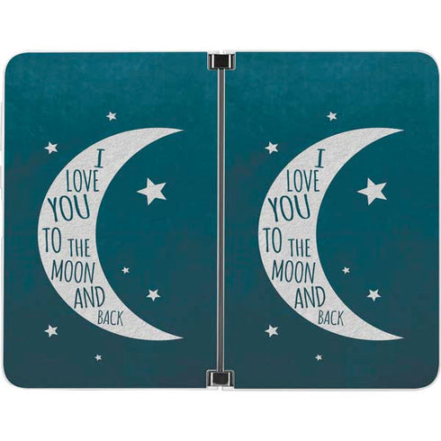 To The Moon And Back Surface Duo Skin