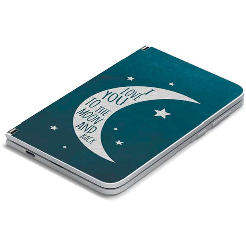 To The Moon And Back Surface Duo Skin
