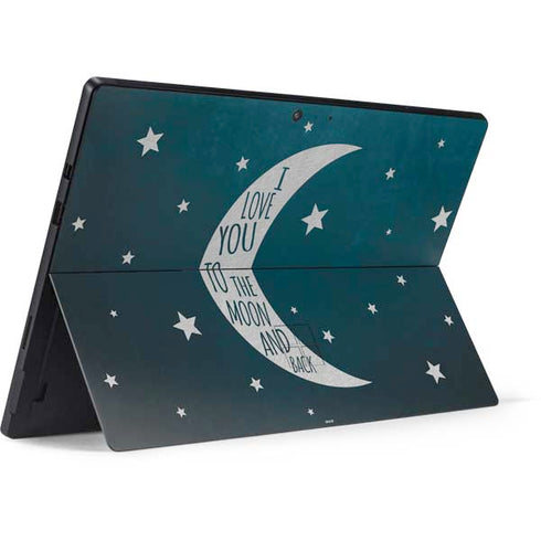 To The Moon And Back Surface Pro 7 Skin
