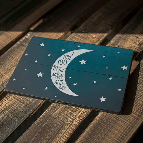 To The Moon And Back Surface Pro 7 Skin