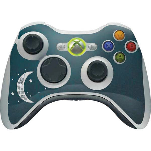 To The Moon And Back Xbox 360 Wireless Controller Skin