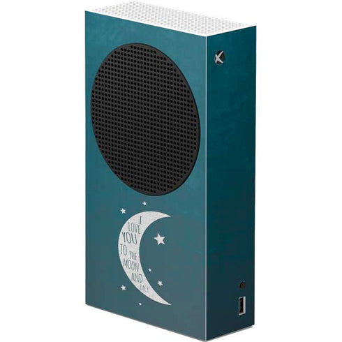 To The Moon And Back Xbox Series S Console Skin