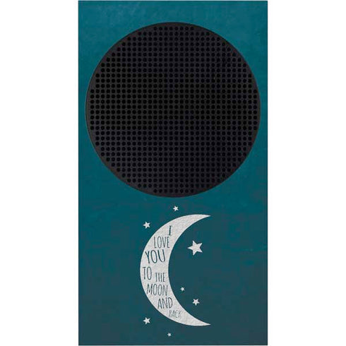 To The Moon And Back Xbox Series S Console Skin