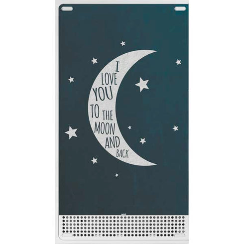 To The Moon And Back Xbox Series S Console Skin