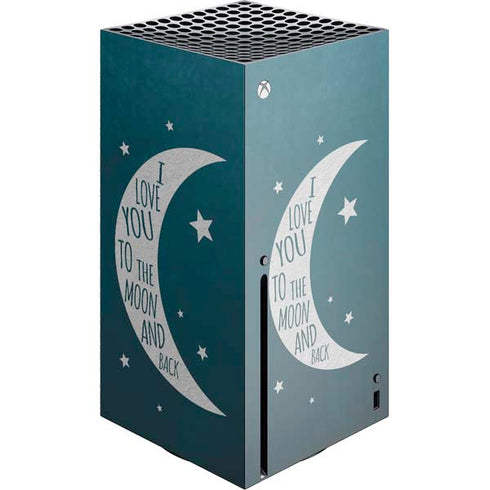To The Moon And Back Xbox Series X Console Skin