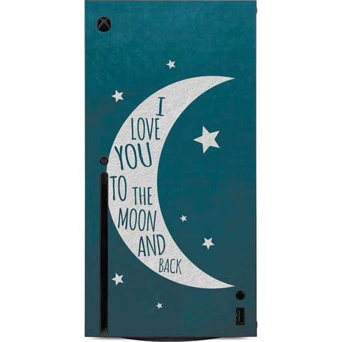 To The Moon And Back Xbox Series X Console Skin
