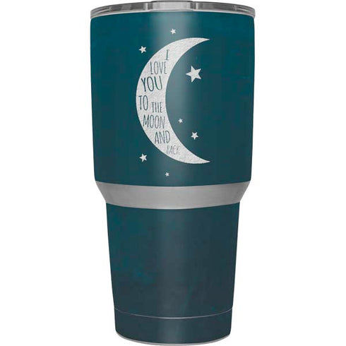 To The Moon And Back Yeti 30oz Rambler Tumbler Skin
