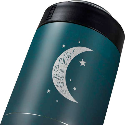 To The Moon And Back Yeti Colster Can Insulator Skin