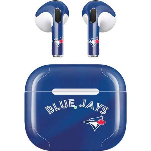 MLB Toronto Blue Jays Alternate Jersey Apple AirPods (3rd Gen 2021) Skin