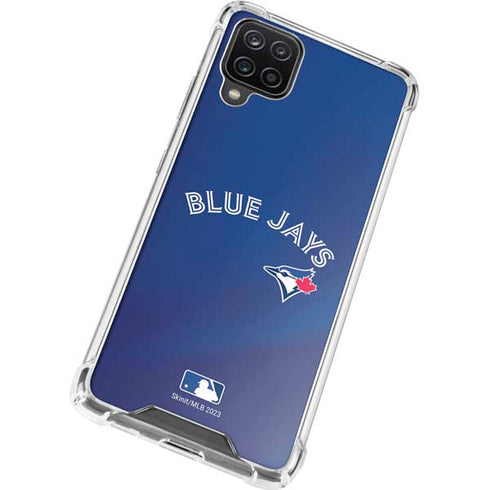MLB Toronto Blue Jays Alternate Jersey Galaxy A12 Clear Case