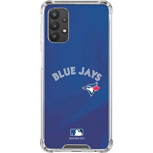 MLB Toronto Blue Jays Alternate Jersey Galaxy A32 5G Clear Case
