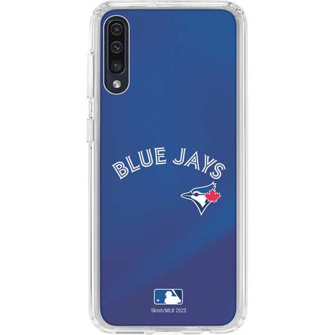 MLB Toronto Blue Jays Alternate Jersey Galaxy A50 Clear Case