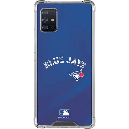 MLB Toronto Blue Jays Alternate Jersey Galaxy A51 5G Clear Case