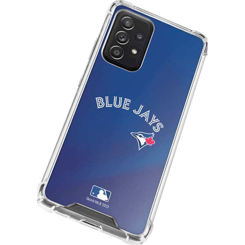 MLB Toronto Blue Jays Alternate Jersey Galaxy A52 5G Clear Case