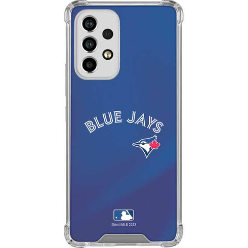 MLB Toronto Blue Jays Alternate Jersey Galaxy A53 5G Clear Case