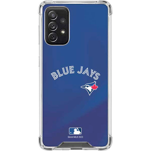 MLB Toronto Blue Jays Alternate Jersey Galaxy A72 5G Clear Case