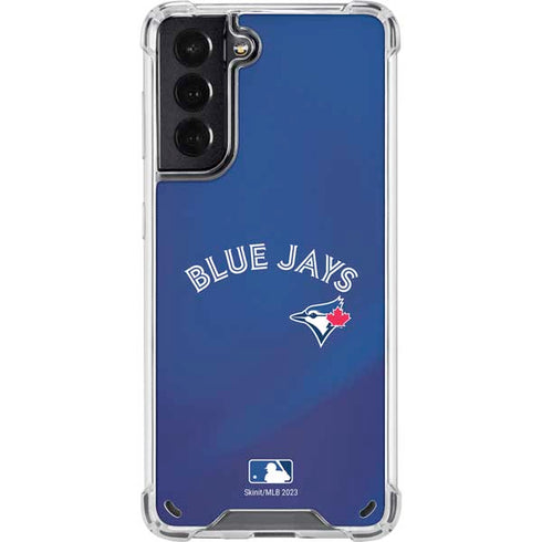 MLB Toronto Blue Jays Alternate Jersey Galaxy S21 5G Clear Case