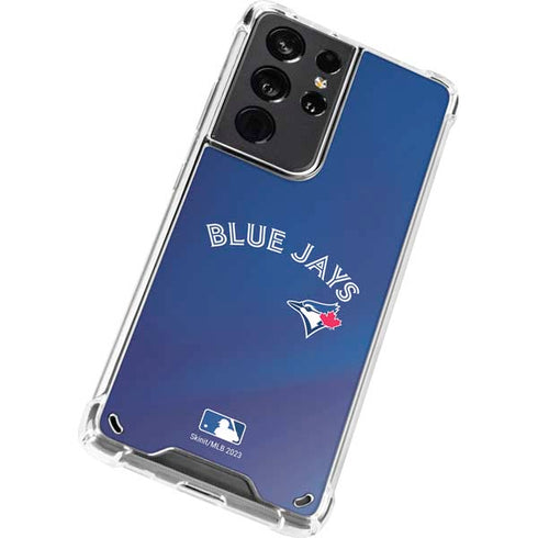 MLB Toronto Blue Jays Alternate Jersey Galaxy S21 Ultra 5G Clear Case