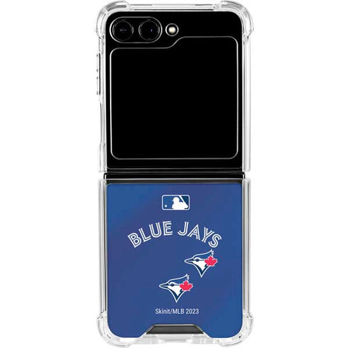 MLB Toronto Blue Jays Alternate Jersey Galaxy Z Flip5 5G Clear Case