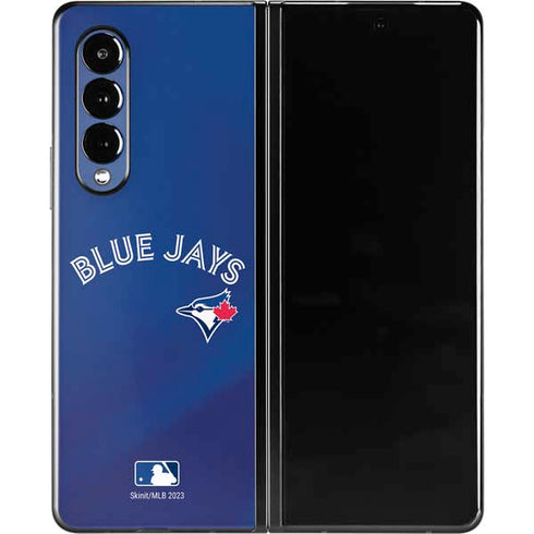 MLB Toronto Blue Jays Alternate Jersey Galaxy Z Fold3 5G Skin