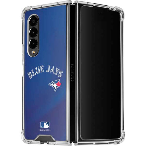 MLB Toronto Blue Jays Alternate Jersey Galaxy Z Fold4 5G Clear Case