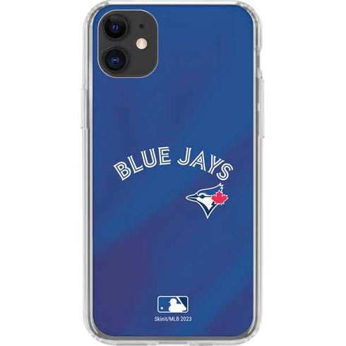 MLB Toronto Blue Jays Alternate Jersey iPhone 11 Clear Case