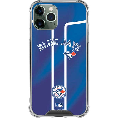 MLB Toronto Blue Jays Alternate Jersey iPhone 11 Pro Max Clear Case
