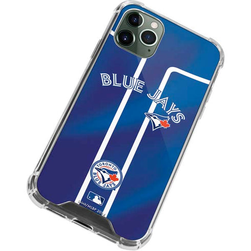MLB Toronto Blue Jays Alternate Jersey iPhone 11 Pro Max Clear Case