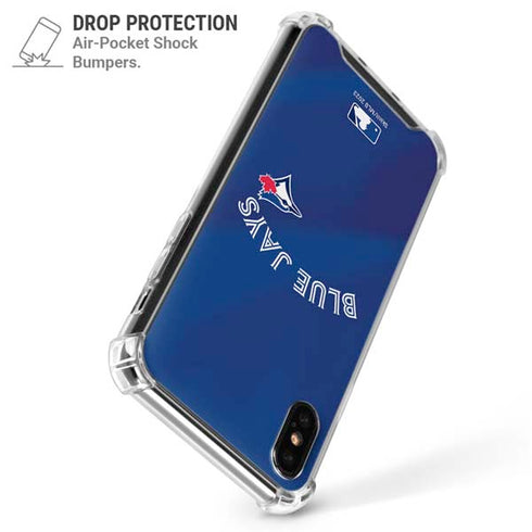 MLB Toronto Blue Jays Alternate Jersey iPhone XS Max Clear Case