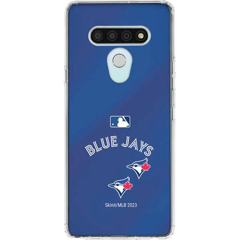 MLB Toronto Blue Jays Alternate Jersey LG Stylo 6 Clear Case