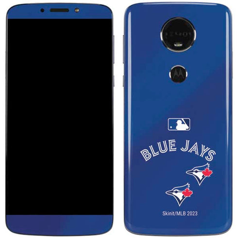 MLB Toronto Blue Jays Alternate Jersey Moto E5 Plus Skin