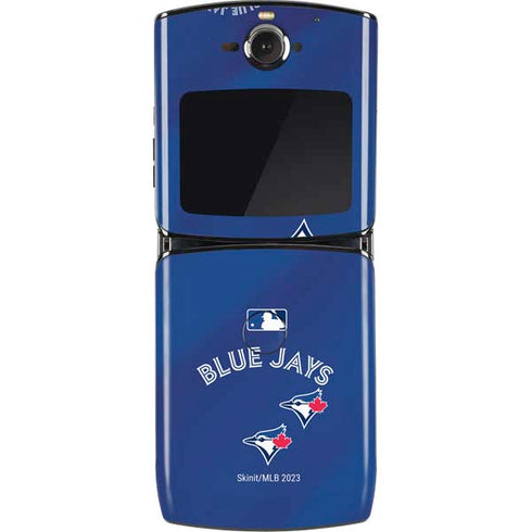 MLB Toronto Blue Jays Alternate Jersey Motorola RAZR Skin