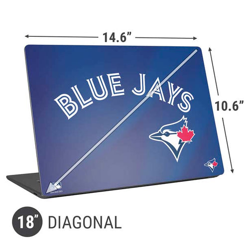 MLB Toronto Blue Jays Alternate Jersey Universal Laptop 18in (14.6 x 10.6in) Skin