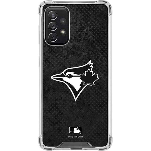 MLB Toronto Blue Jays Dark Wash Galaxy A72 5G Clear Case