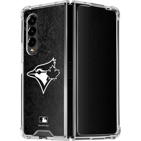 MLB Toronto Blue Jays Dark Wash Galaxy Z Fold4 5G Clear Case