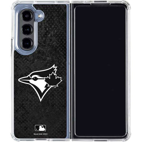 MLB Toronto Blue Jays Dark Wash Galaxy Z Fold5 5G Clear Case
