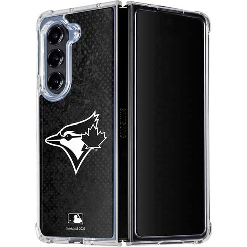 MLB Toronto Blue Jays Dark Wash Galaxy Z Fold5 5G Clear Case