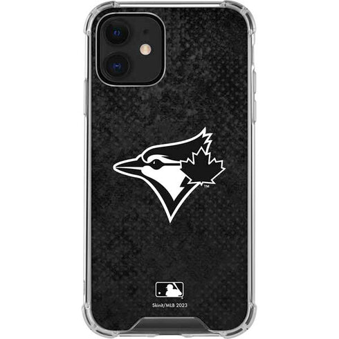 MLB Toronto Blue Jays Dark Wash iPhone 12 Clear Case