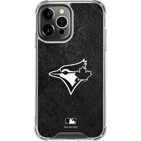 MLB Toronto Blue Jays Dark Wash iPhone 15 Pro Max Clear Case